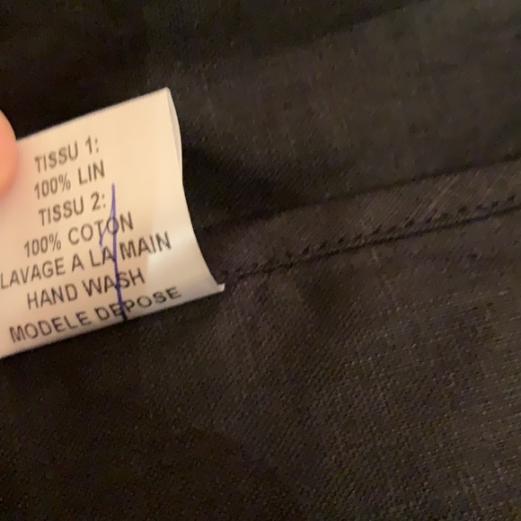 Maje Linen Pleated Smocked Blazer - Picture 7 of 7